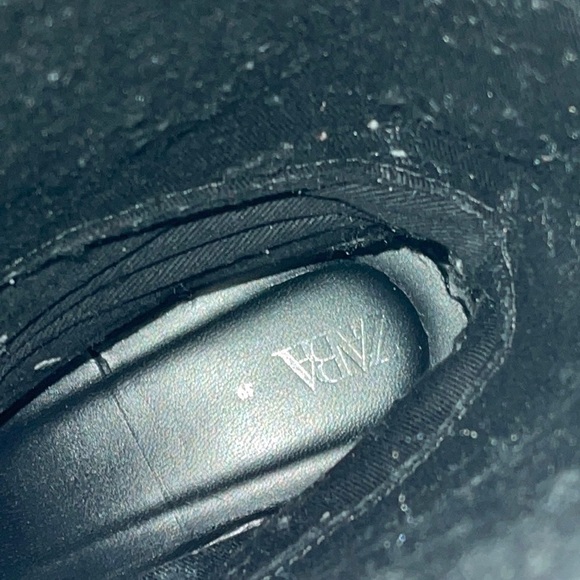 Zara Iconic Lug Heel Knee High Leather Boots Sz. 8 - Picture 16 of 16